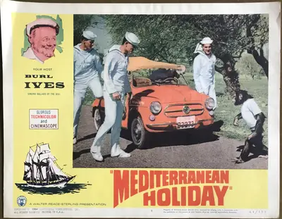Mediterranean Holiday Lobby Card Set Of 8 image 4