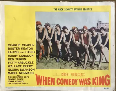 When Comedy Was King Lobby Card Set Of 8 image 2