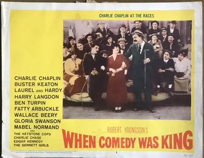 When Comedy Was King Lobby Card Set Of 8 image 3