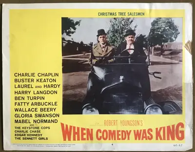 When Comedy Was King Lobby Card Set Of 8 image 4