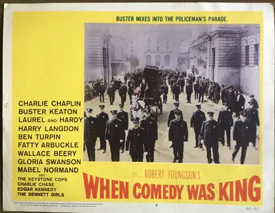 When Comedy Was King Lobby Card Set Of 8 image 5