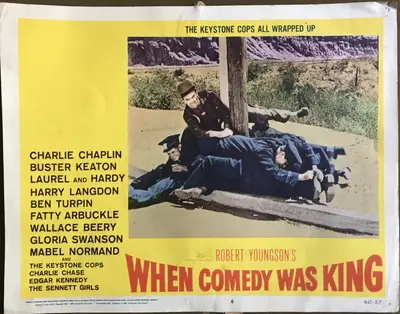 When Comedy Was King Lobby Card Set Of 8 image 6