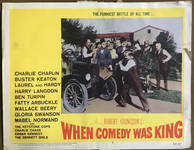 When Comedy Was King Lobby Card Set Of 8 image 7