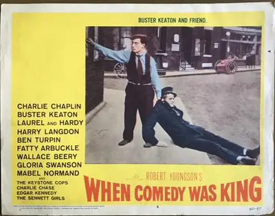 When Comedy Was King Lobby Card Set Of 8 image 8