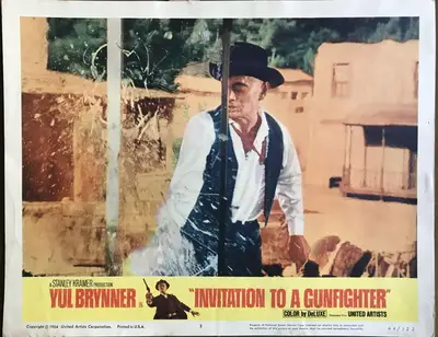 Invitation to a Gunfighter Lobby Card Set Of 8 image 1
