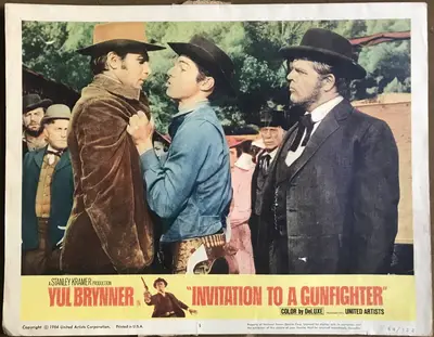 Invitation to a Gunfighter Lobby Card Set Of 8 image 2
