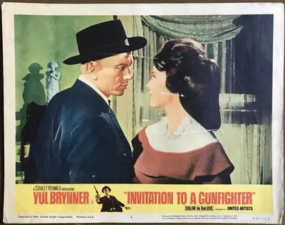 Invitation to a Gunfighter Lobby Card Set Of 8 image 4
