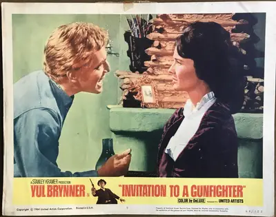 Invitation to a Gunfighter Lobby Card Set Of 8 image 7