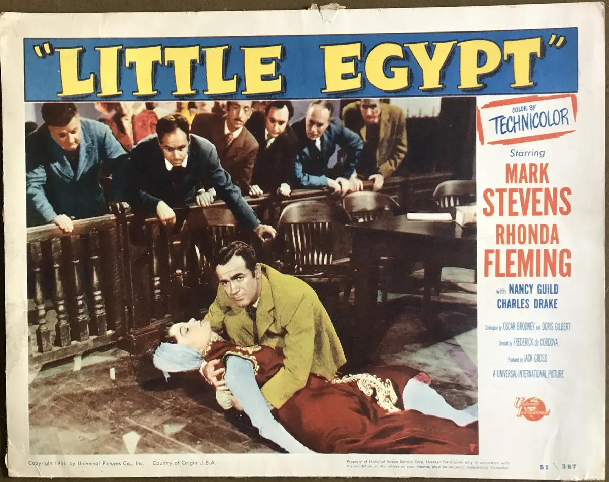 Little Egypt Lobby Cards (6)