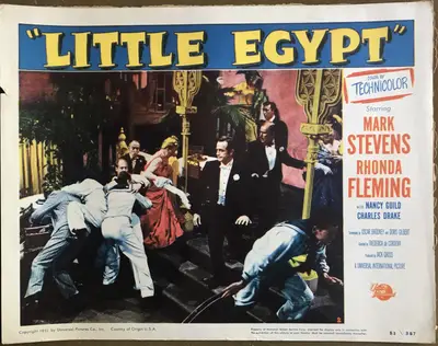 Little Egypt Lobby Cards (6) image 5