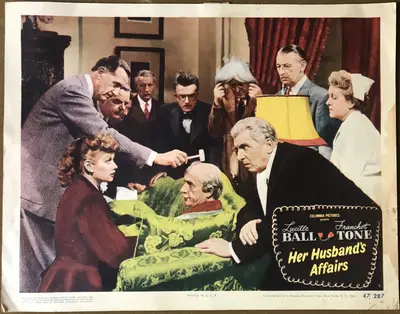 Her Husband's Affairs Lobby Cards (3) image 3