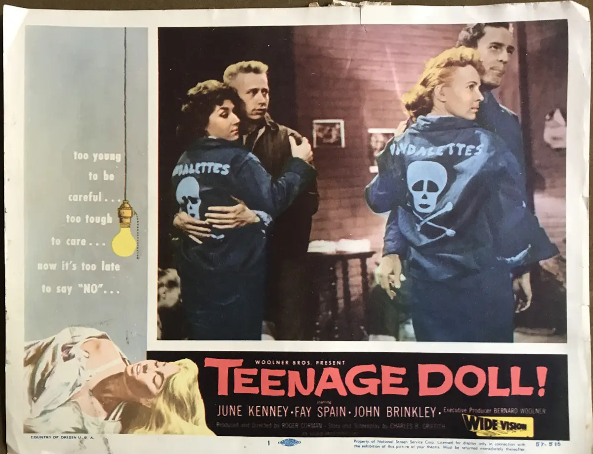 Teenage Doll Lobby Cards (4)