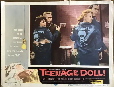 Teenage Doll Lobby Cards (4) image 1