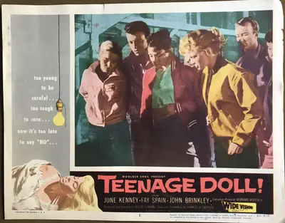 Teenage Doll Lobby Cards (4) image 2