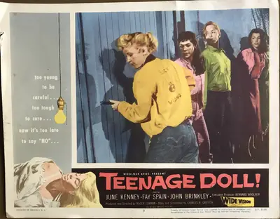 Teenage Doll Lobby Cards (4) image 3