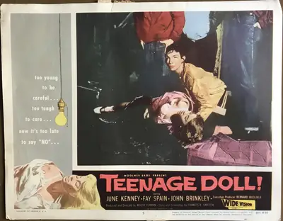 Teenage Doll Lobby Cards (4) image 4