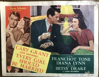 Every Girl Should Be Married Lobby Cards (3) image 3