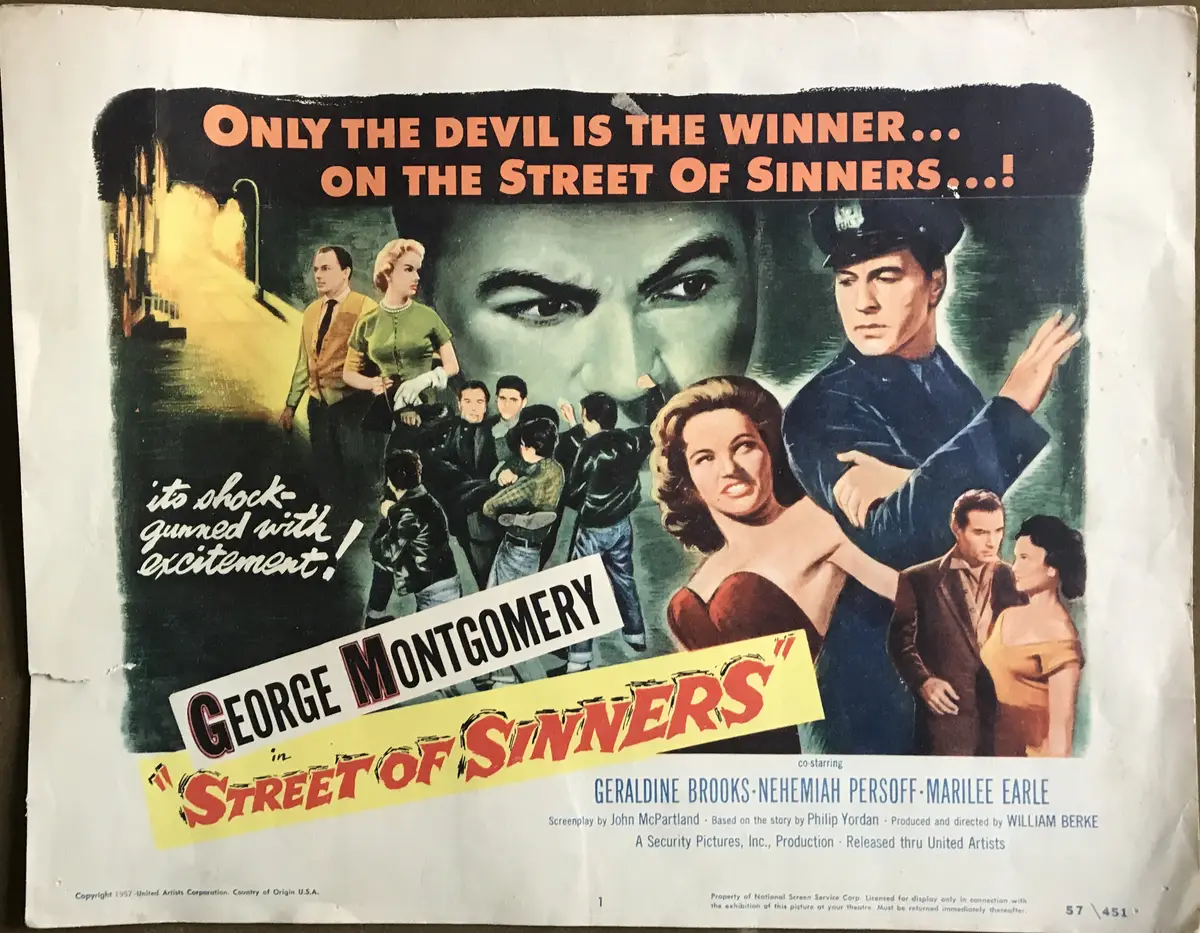 Street of Sinners Title Card