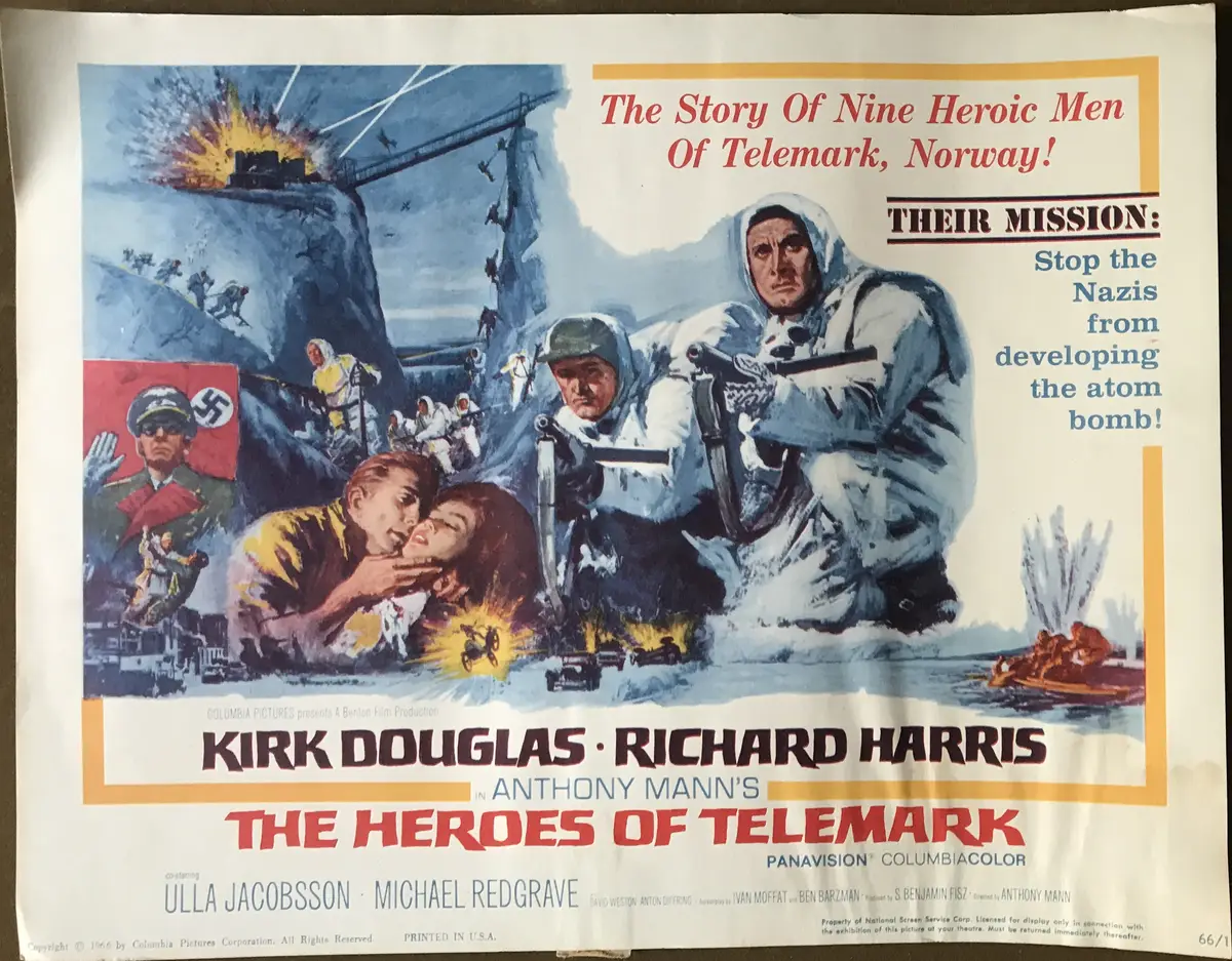 Heroes of Telemark Lobby Cards (3)