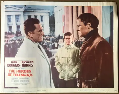 Heroes of Telemark Lobby Cards (3) image 2