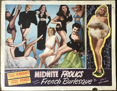 Midnight Frolics Lobby Cards (6) image 1
