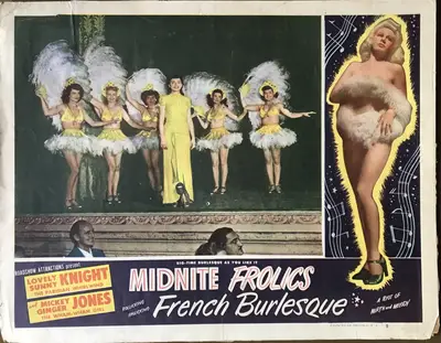 Midnight Frolics Lobby Cards (6) image 2