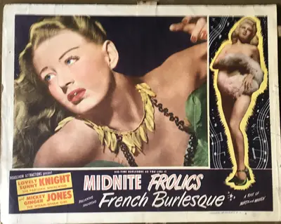 Midnight Frolics Lobby Cards (6) image 4