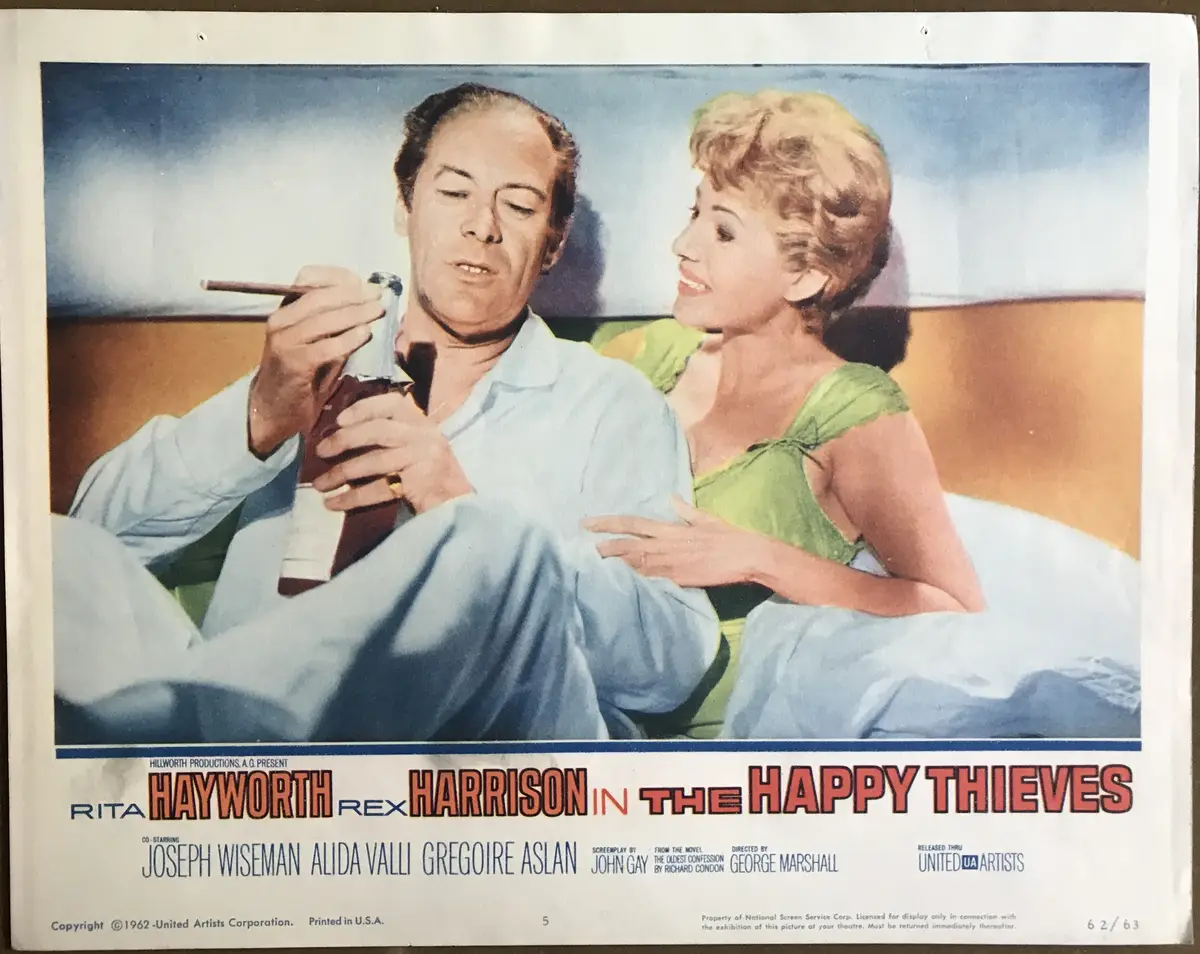 Happy Thieves Lobby Card Set Of 8