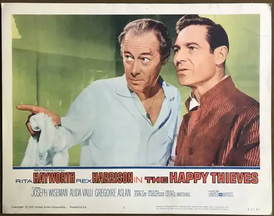 Happy Thieves Lobby Card Set Of 8 image 3