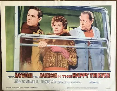 Happy Thieves Lobby Card Set Of 8 image 4