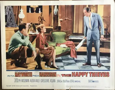 Happy Thieves Lobby Card Set Of 8 image 8
