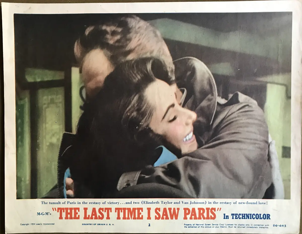 Last Time I Saw Paris Lobby Cards (4)