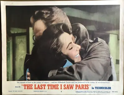 Last Time I Saw Paris Lobby Cards (4) image 1