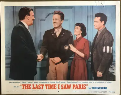 Last Time I Saw Paris Lobby Cards (4) image 4