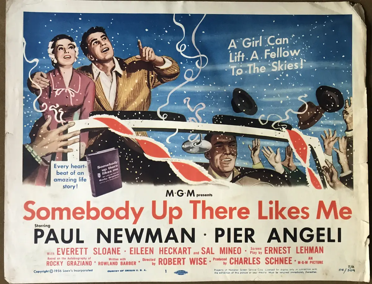 Somebody Up There Likes Me Lobby Cards (4)