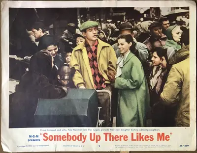 Somebody Up There Likes Me Lobby Cards (4) image 2