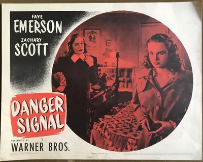 Danger Signal Lobby Cards (3) image 2