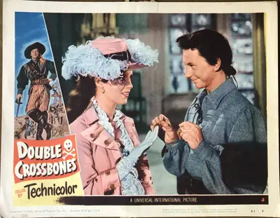 Double Crossbones Lobby Cards (7) image 1