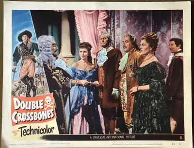 Double Crossbones Lobby Cards (7) image 7
