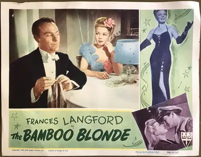 Bamboo Blonde Lobby Cards (4) image 1