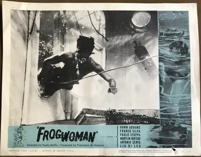 Woman Who Came from the Sea AKA Frogwoman Lobby Cards (6) image 2