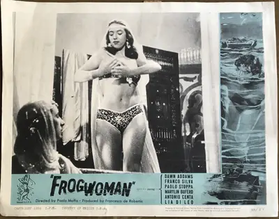 Woman Who Came from the Sea AKA Frogwoman Lobby Cards (6) image 3