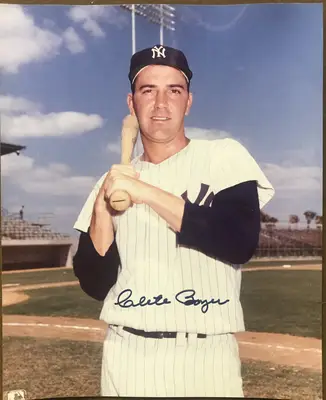 Clete Boyer Autographed Photo image 1
