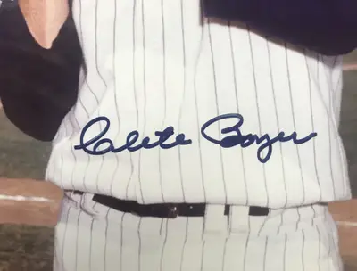 Clete Boyer Autographed Photo image 2