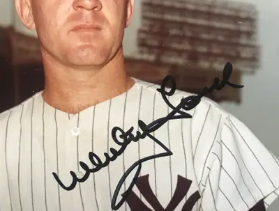 Whitey Ford Autographed Photo image 2