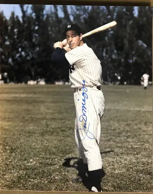 Joe DiMaggio Autographed Photo image 1