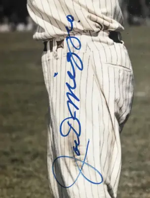 Joe DiMaggio Autographed Photo image 2
