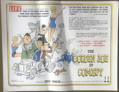 Golden Age of Comedy Lobby Card Set Of 8 image 1