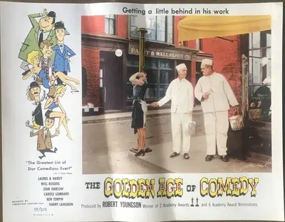 Golden Age of Comedy Lobby Card Set Of 8 image 2