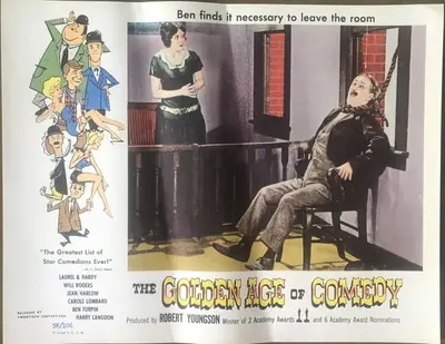 Golden Age of Comedy Lobby Card Set Of 8 image 3